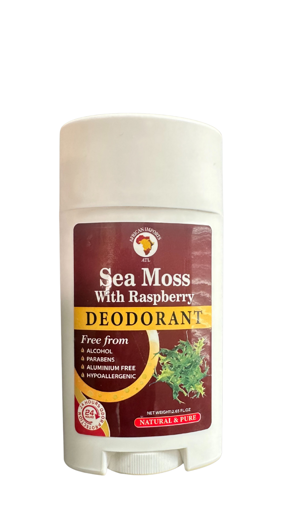 Sea Moss with Raspberry Deodorant