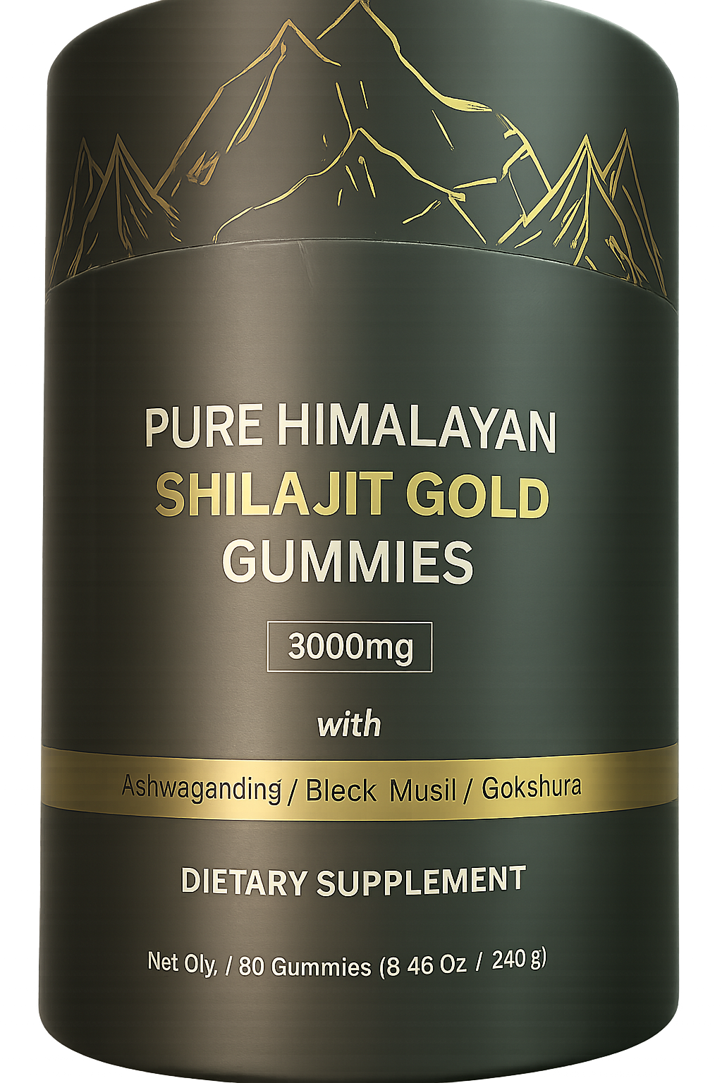Shilajit Gold Gummies – 3000 mg