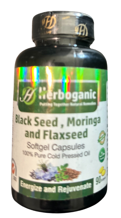 Black Seed, Moringa & Flaxseed Softgel Capsules
