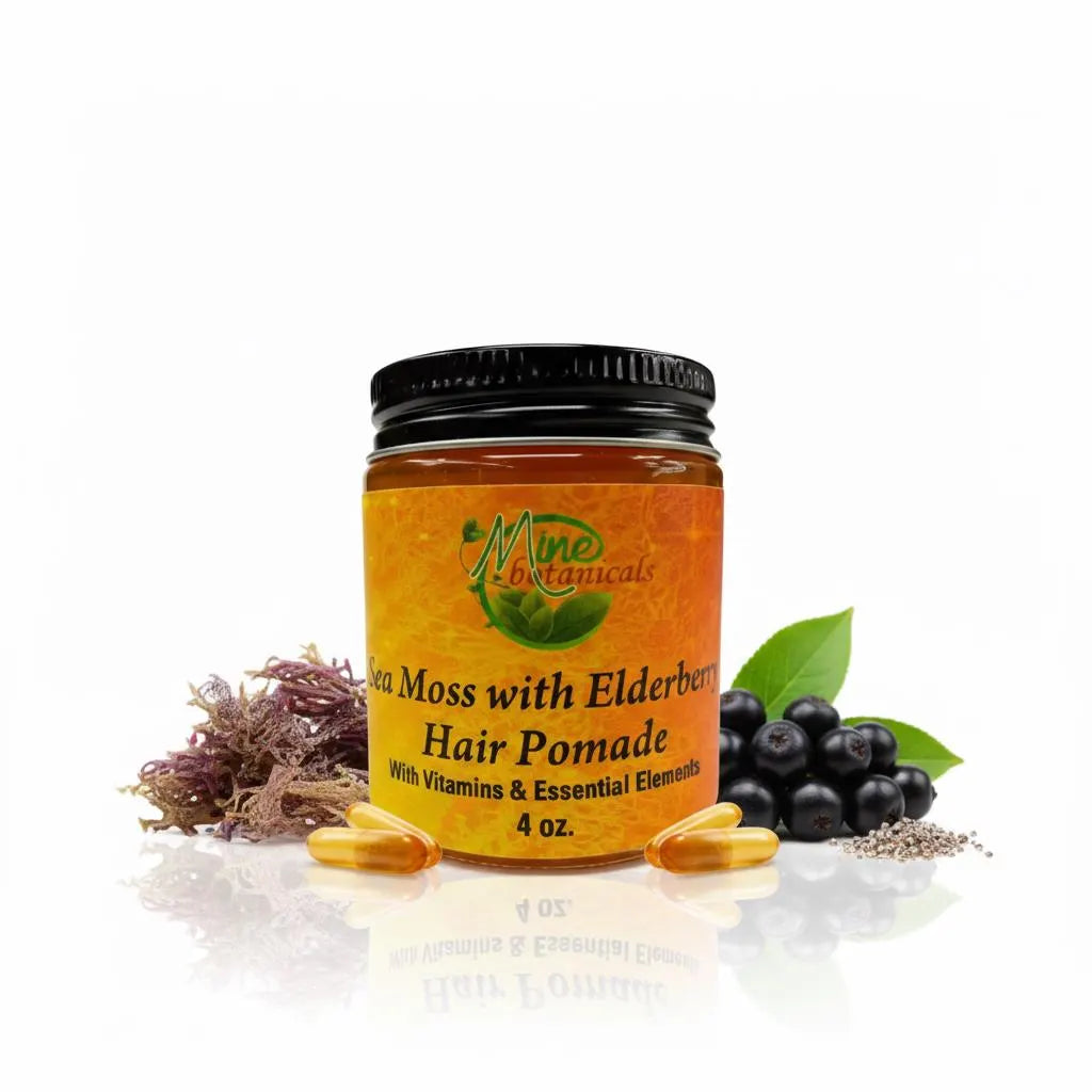 Sea Moss w/ Elderberry Hair Grease (Pomade)